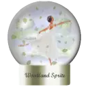 dancing girl on globe