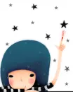 GIRL WITH STARS