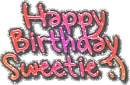 Happy Birthday Sweetie