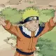 Naruto corriendo besos