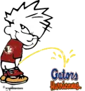 FSU peeing on gators and hurricans