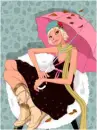 pink umbrella