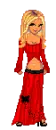 red dress