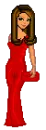 red dress