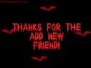 thanks for the add new friend