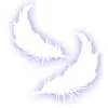 purple feathers