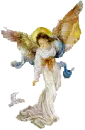 Angel with dove