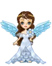 Blue angel doll