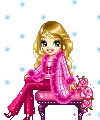 Pink Roses Girl