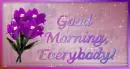 Good morning everybody