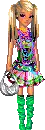 colored doll