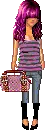 pink hair doll