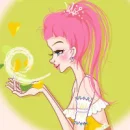 pink hair girl