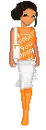 orange doll