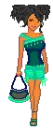 green doll
