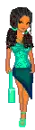 green doll