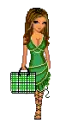 green doll