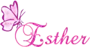 Esther-Pink Butterfly
