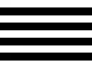 white and black stripes