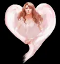 pink heart angel