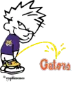 LSU peeing on Gators