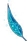 blue feather