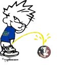 Gators peeing on Noles