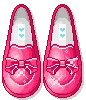pink shoes