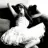 emo girl in white dress