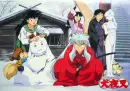 Inuyasha Playing in SNow