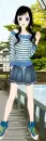 blue girl