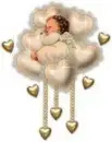 gold hearts