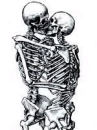 skeleton kiss