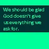 God