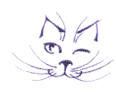 purple cat
