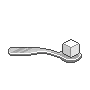 kawaii spoon of tofu