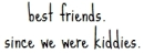 best friends
