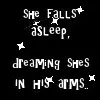 dreaming in his arms