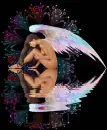 angel reflection