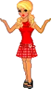 red tshirt doll