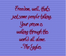 eagles song quote