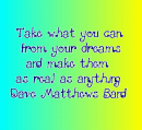 dave matthews song quote