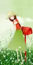 GIRL IN GARDEN