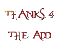 Thanks 4 the add!