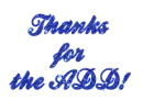 Thanks for the add!