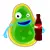 Winking green blob