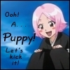 PUPPY KICKING