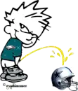 eagles peeing on cowboys