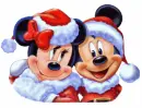 Mickey and Minnie Claus