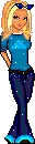 glitter doll